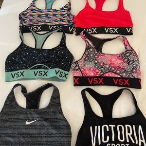 Set of 6 Victoria’s Secret/Nike Sports Bra
